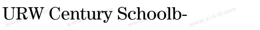 URW Century Schoolb字体转换